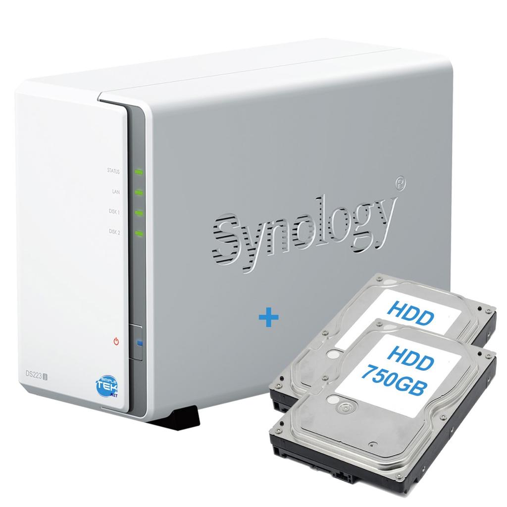 Synology DS223J - 1500GB - 0 GB RAM Realtek RTD1619B Reconditionné - Synology reconditionné disponible sur Backmarket