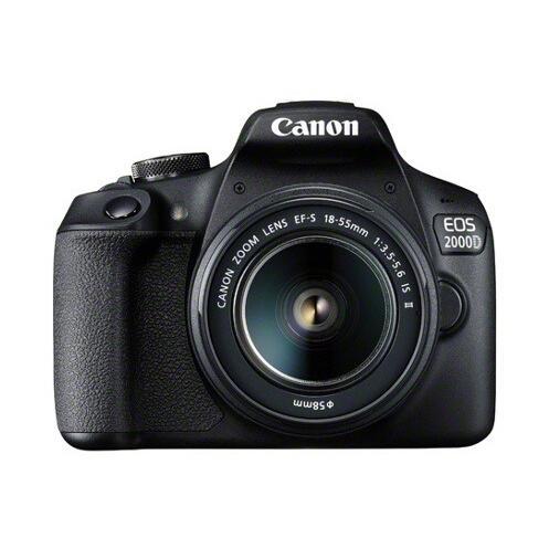Reflex EOS 2000D - Noir + Canon EF-S 18-55mm f/3.5-5.6 IS II f/3.5-5.6 Reconditionné - Canon reconditionné disponible sur Backmarket
