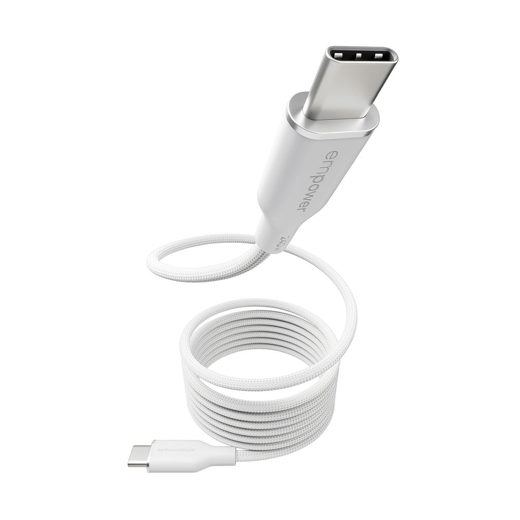 Câble Empower By Panzerglass Magnetic 240W USB-C to USB-C 1.5m Reconditionné - Empower by PanzerGlass reconditionné disponible sur Backmarket
