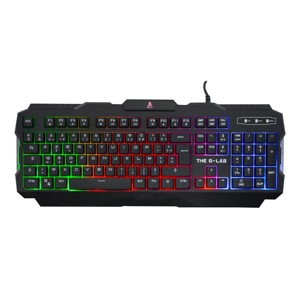 Clavier The G-Lab QWERTY Espagnol rétroéclairé Combo Argon Reconditionné - The G-Lab reconditionné disponible sur Backmarket