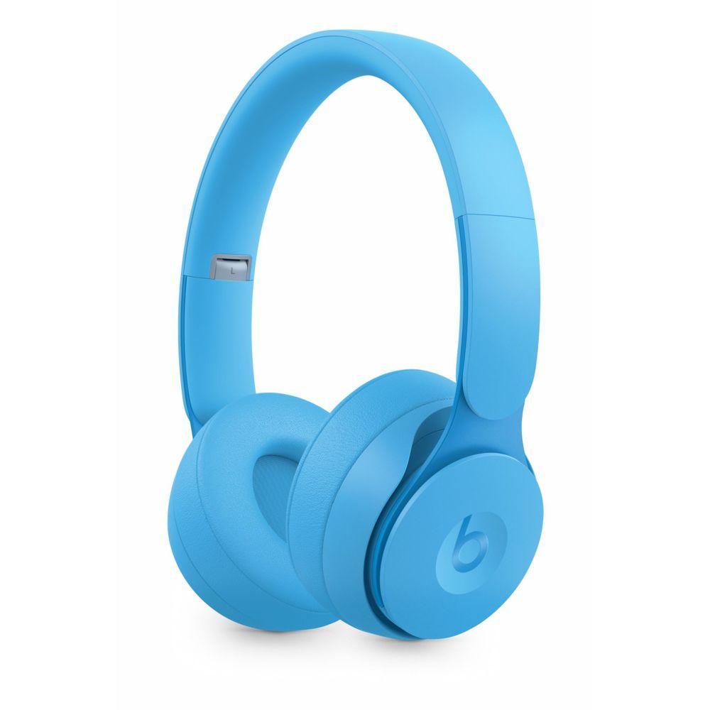 Casque réducteur de bruit sans fil avec micro Beats Solo Pro - Bleu Reconditionné - Beats reconditionné disponible sur Backmarket