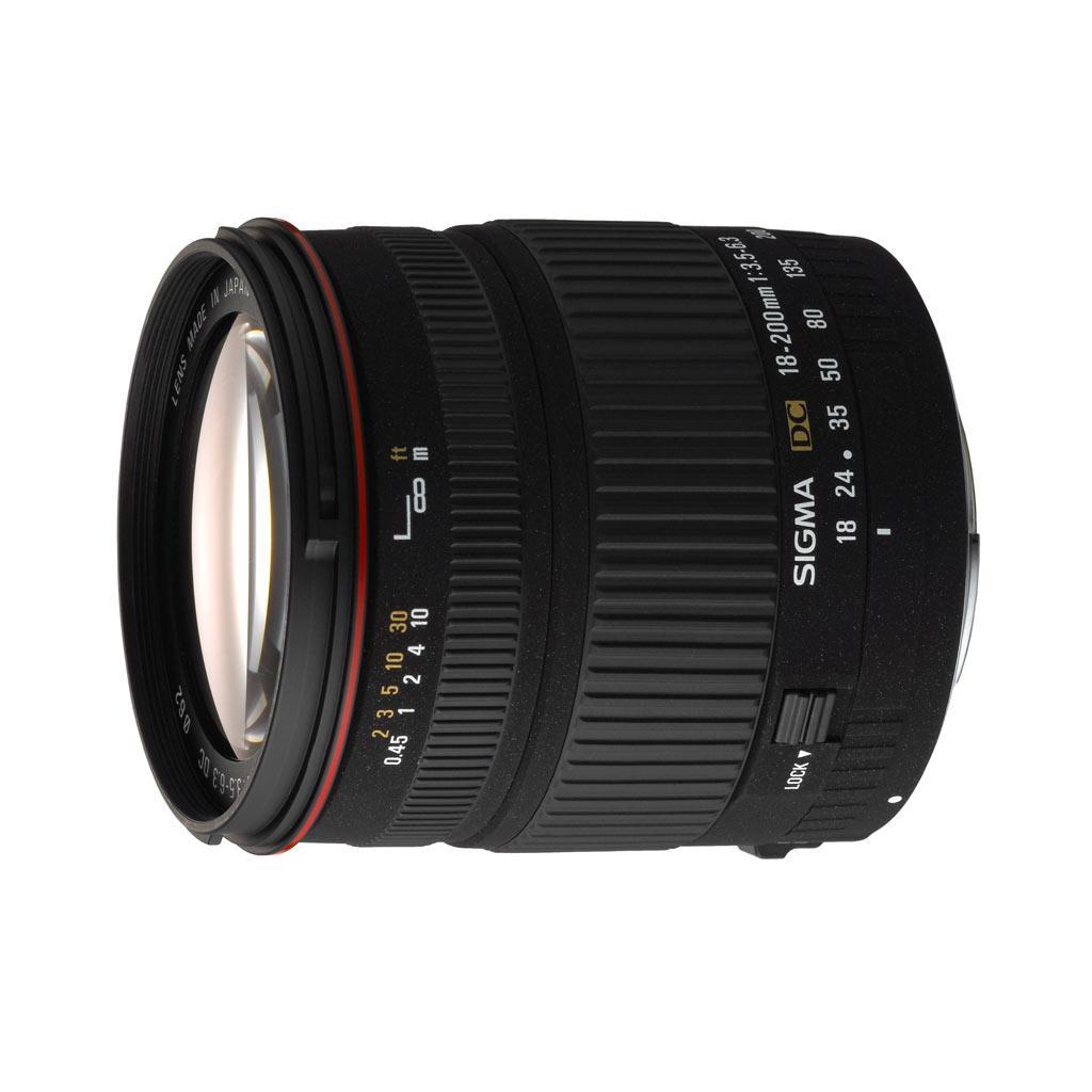 Objectif Sigma EF 18-200mm f/3.5-6.3 DC OS Nikon AF 18-200mm f/3.5-6.3 Reconditionné - Sigma reconditionné disponible sur Backmarket