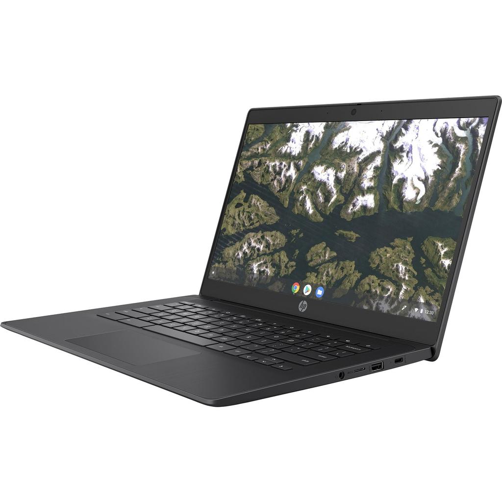 HP Chromebook 14 G6 Celeron 2.1 GHz 64Go eMMC - 8Go AZERTY - Anglais - Reconditionné Hewlett-Packard sur Backmarket