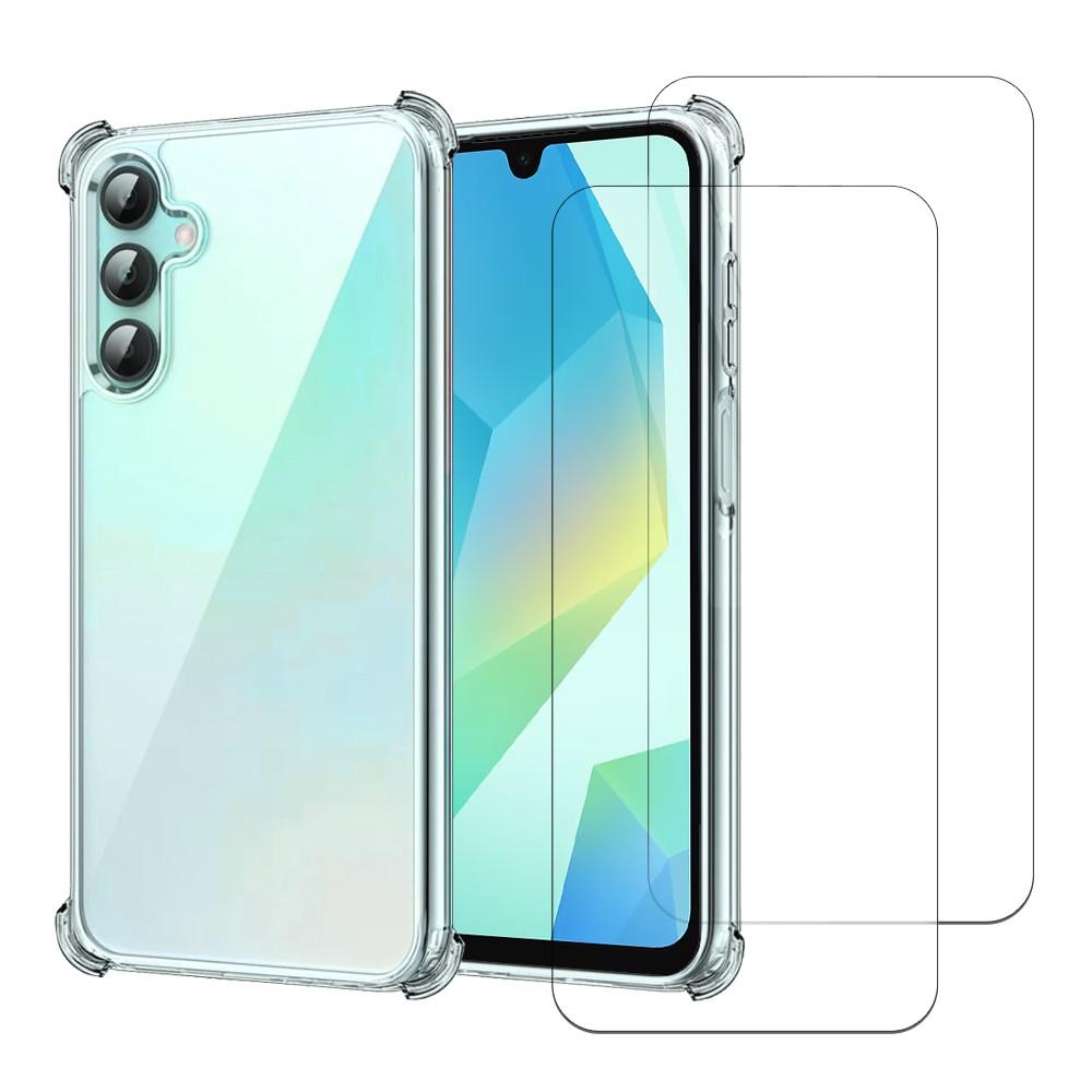 Coque Galaxy A16/ Galaxy A16 5G et 2 écrans de protection - TPU - Transparent Reconditionné - N/A reconditionné disponible sur Backmarket