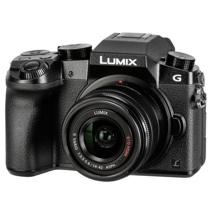 Autre Lumix DMC-G70 - Noir + Panasonic Lumix G VARIO 14-42mm f/3.5-5.6 ASPH. f/3.5-5.6 Reconditionné - Panasonic reconditionné disponible sur Backmarket