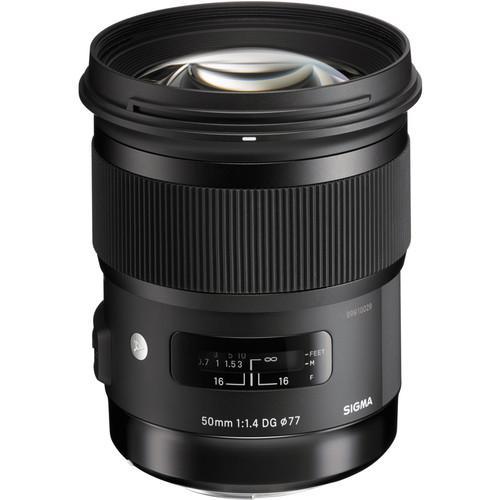 Objectif Sigma 50mm F/1.4 DG HSM Art Nikon F 50mm f/1.4 Reconditionné - Sigma reconditionné disponible sur Backmarket
