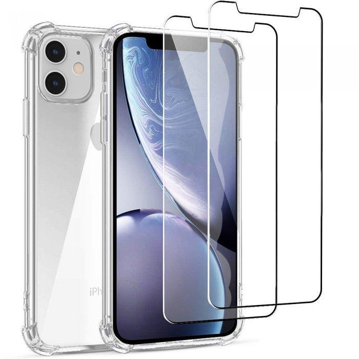 Coque iPhone 11 et 2 écrans de protection - TPU - Transparent Reconditionné - N/A reconditionné disponible sur Backmarket