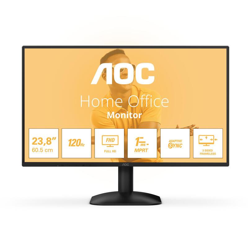Écran 23"" LED FHD Aoc 24B31H Reconditionné - AOC reconditionné disponible sur Backmarket