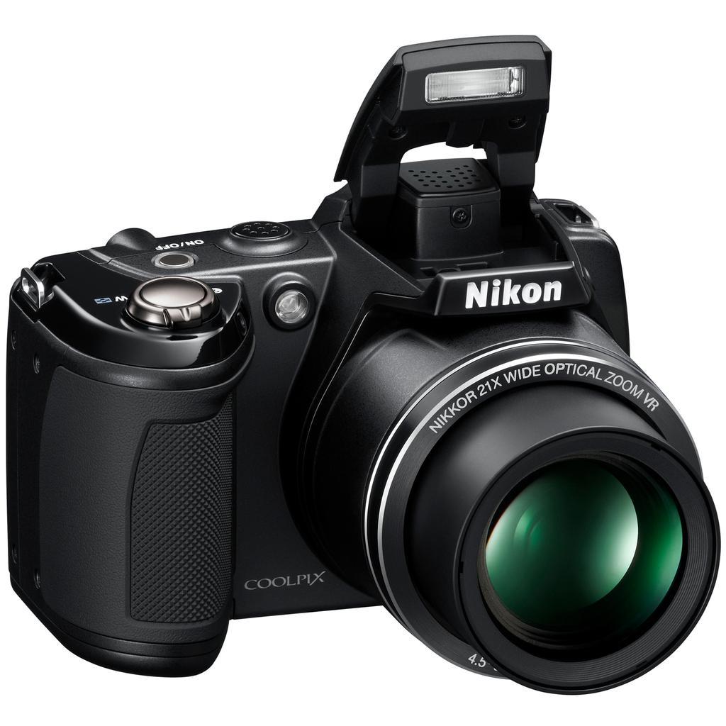 Bridge Coolpix L310 - Noir + Nikon Nikkor 21X Wide Optical Zoom VR f/3.1-5.8 Reconditionné - Nikon reconditionné disponible sur Backmarket