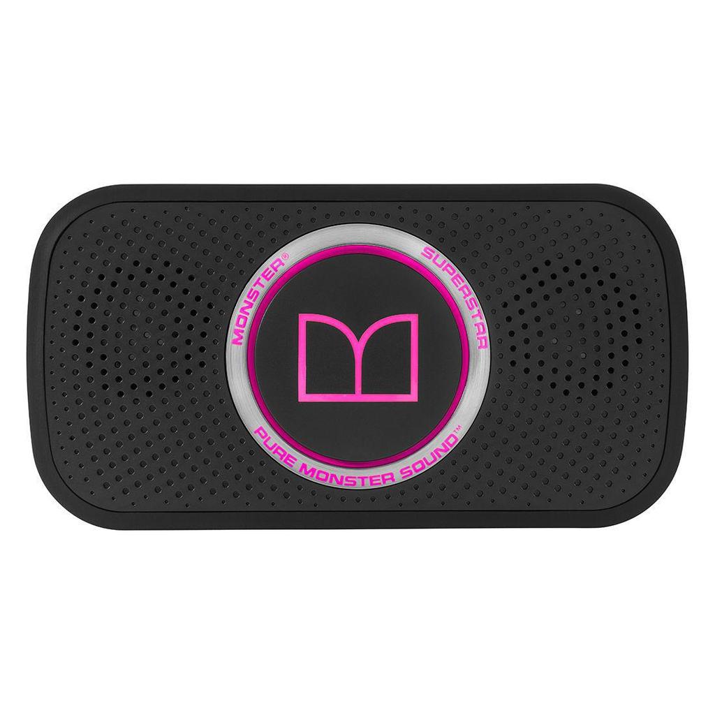 Enceinte Bluetooth Monster SUPERSTAR - Noir/Rose - Reconditionné Monster sur Backmarket