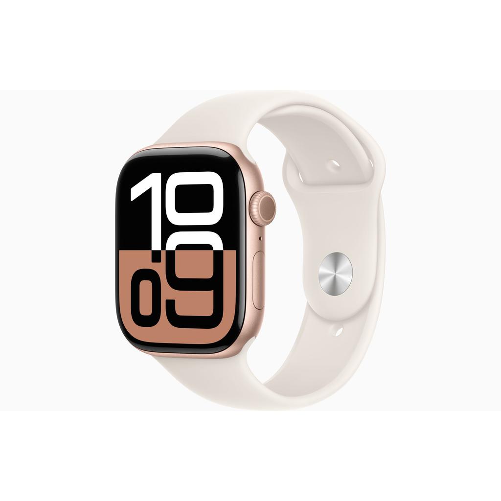 Acheter Apple Watch Series 10 (2024) GPS 46 mm - Aluminium Or rose - Bracelet sport Lumière stellaire Reconditionné - 309,00 € Apple Watch Series 10 (2024) GPS 46 mm - Aluminium Or rose - Bracelet sport Lumière stellaire Reconditionné - Apple reconditionné disponible sur Backmarket