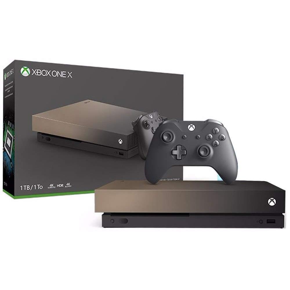 Xbox One X 1000Go - Marron - Edition limitée Gold Rush Special Très bon état -  reconditionné disponible sur Backmarket