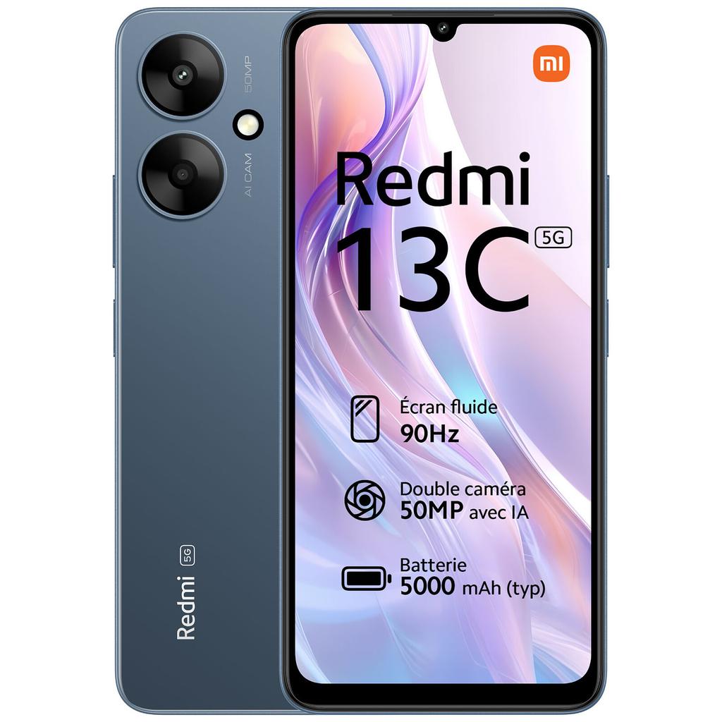 Acheter Xiaomi Redmi 13C 5G 128 Go - Bleu - Débloqué Reconditionné - 145,00 € Xiaomi Redmi 13C 5G 128 Go - Bleu - Débloqué Reconditionné - Xiaomi reconditionné disponible sur Backmarket
