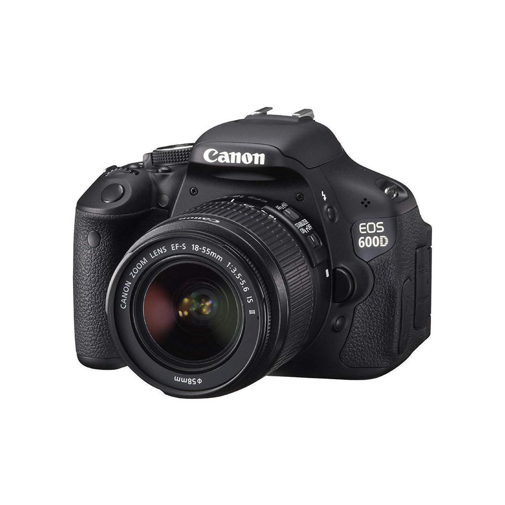 Reflex - Canon EOS 600D - Noir + Objectif Canon EF-S 18-55mm f/3.5-5.6 IS Reconditionné - Canon reconditionné disponible sur Backmarket