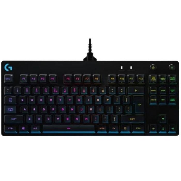 Clavier Logitech QWERTY rétroéclairé G PRO X TKL GX Red Linear Reconditionné - Logitech reconditionné disponible sur Backmarket