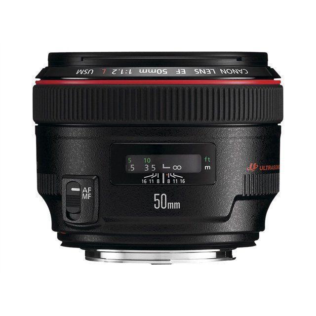 Objectif Canon EF 50mm f/1.2 L USM EF 50mm f/1.2 Reconditionné - Canon reconditionné disponible sur Backmarket