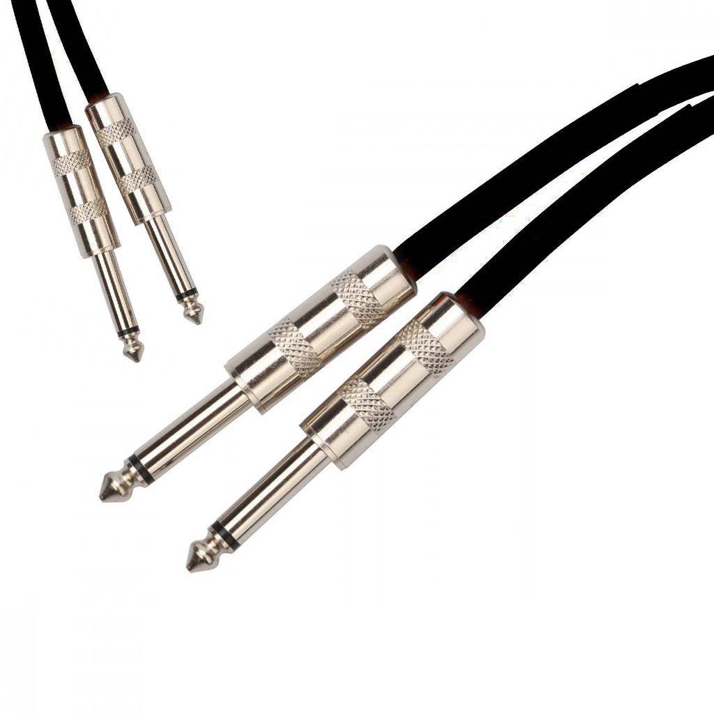 Câble Câbles audio Enceintes/haut-parleurs Ibiza sound SONO - 2x Jack Mono MALE 6.35mm - Longueur 5M Reconditionné - Ibiza Sound reconditionné disponible sur Backmarket