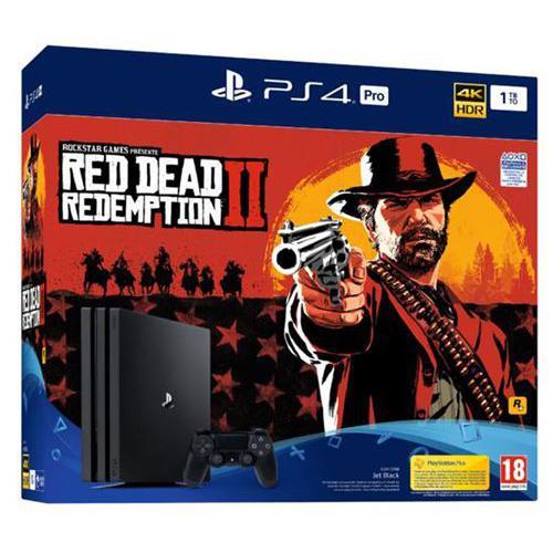 PlayStation 4 Pro 1000Go - Noir + Red Dead Redemption II Reconditionné - Sony reconditionné disponible sur Backmarket