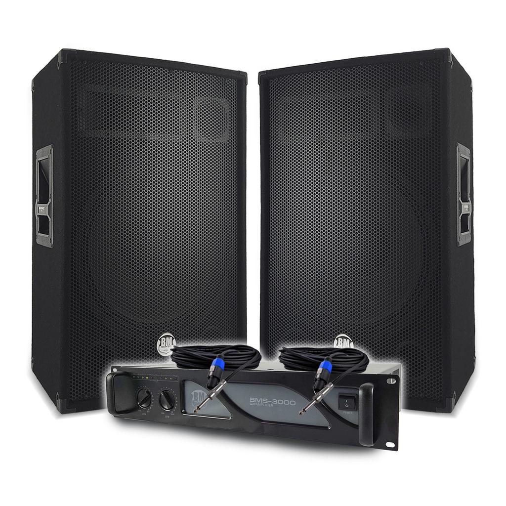 Enceintes sono Bm Sonic PRO PA speakers Amplificateur 3000W Reconditionné - N/A reconditionné disponible sur Backmarket