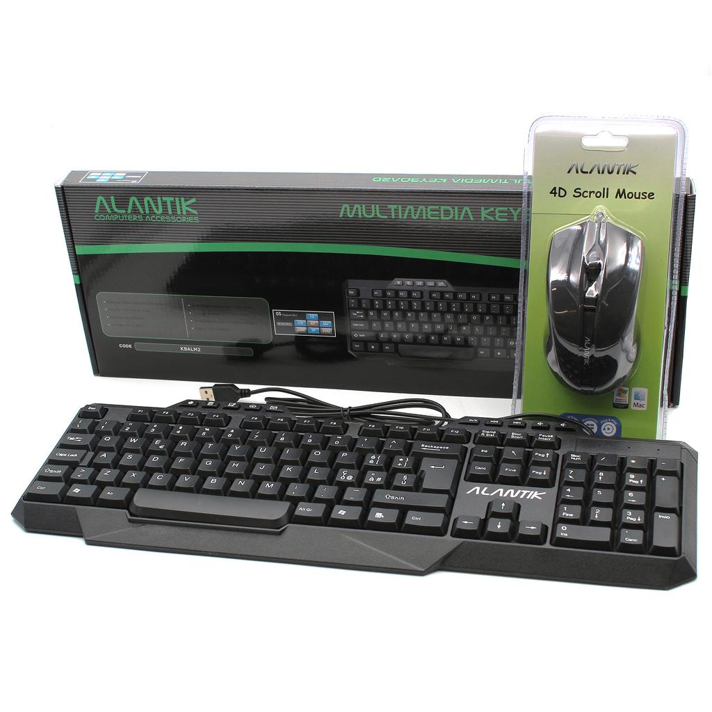 Clavier Alantik QWERTY Italien KBALM2 Kit Mouse and Keyboard Reconditionné - Atlantic reconditionné disponible sur Backmarket