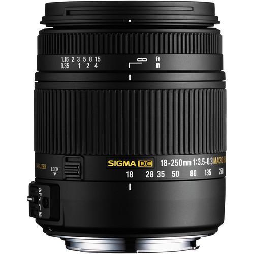 Objectif Sigma 18-250mm F3.5-6.3 DC Macro OS HSM Canon 18-250mm f/3.5-6.3 Reconditionné - Sigma reconditionné disponible sur Backmarket