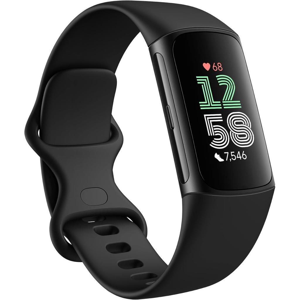 Montre Fitbit Cardio Charge 6 - Noir Reconditionné - Fitbit reconditionné disponible sur Backmarket