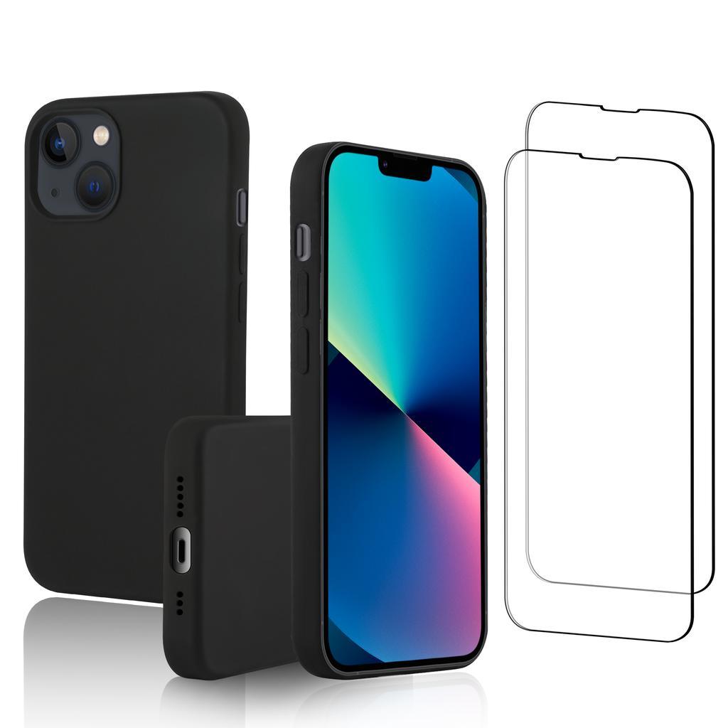 Acheter Coque iPhone 13 et 2 écrans de protection - Silicone - Noir Reconditionné - 22,99 € Coque iPhone 13 et 2 écrans de protection - Silicone - Noir Reconditionné - N/A reconditionné disponible sur Backmarket