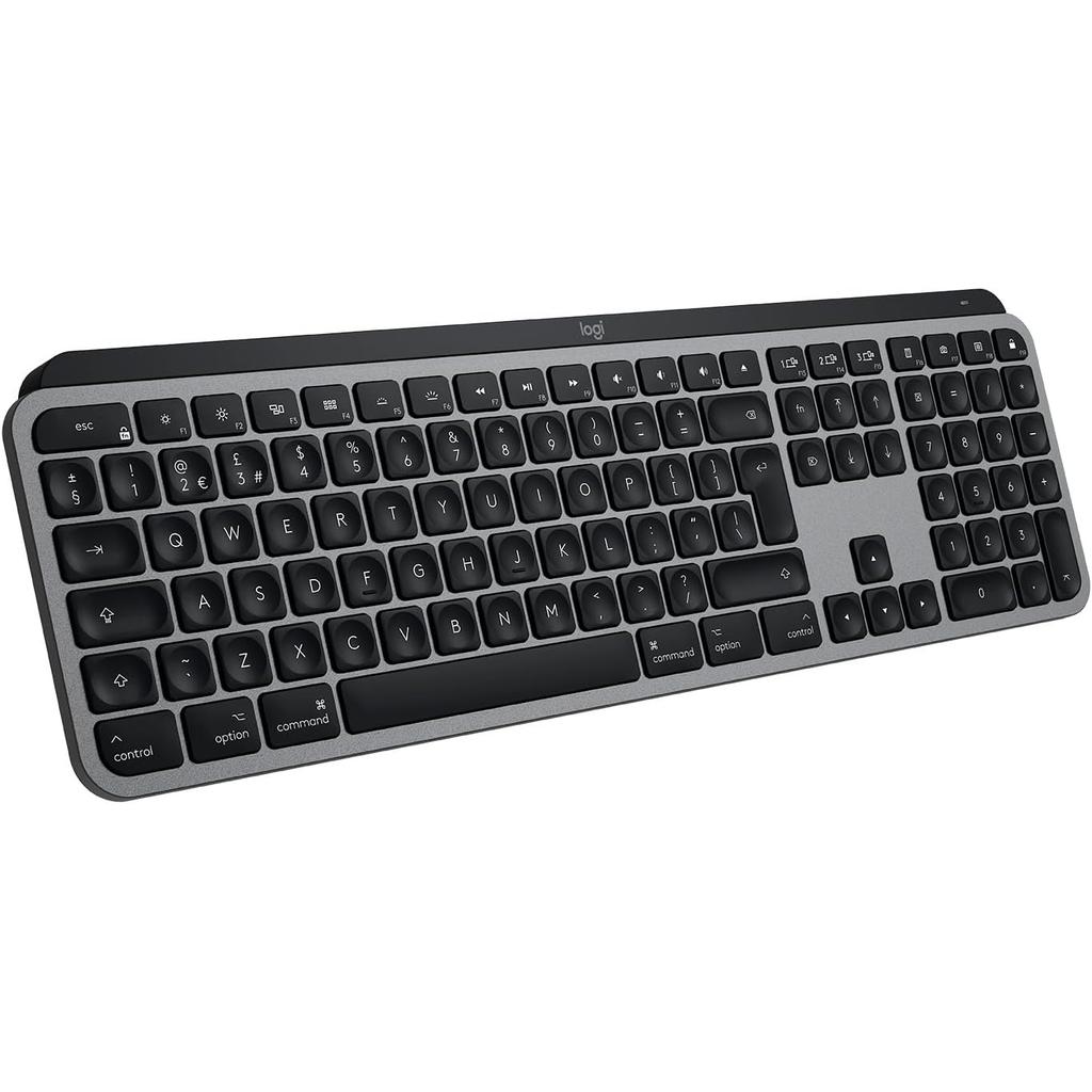 Clavier Logitech QWERTY Anglais (UK) Sans-fil rétroéclairé MX Keys for Mac keyboard Reconditionné - Logitech reconditionné disponible sur Backmarket
