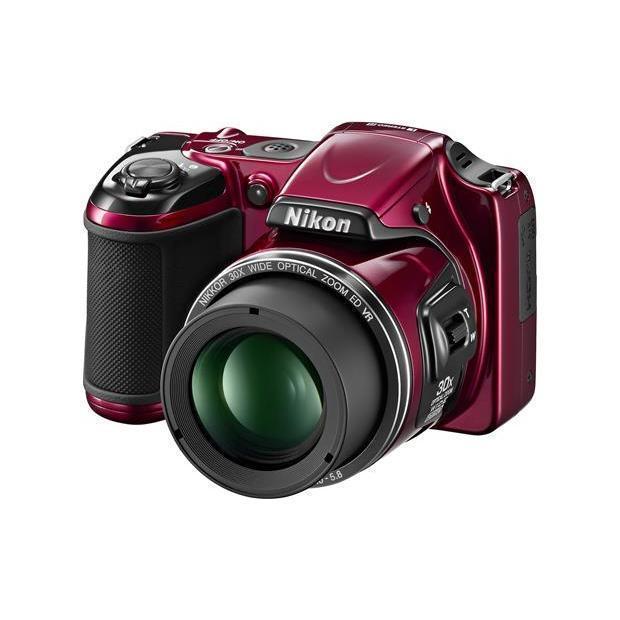 Acheter Bridge Coolpix L820 - Rouge + Nikon Nikkor 30X Wide Optical Zoom ED VR 22.5–675mm f/3-5.8 f/3-5.8 Reconditionné - 199,00 € Bridge Coolpix L820 - Rouge + Nikon Nikkor 30X Wide Optical Zoom ED VR 22.5–675mm f/3-5.8 f/3-5.8 Reconditionné - Nikon reconditionné disponible sur Backmarket