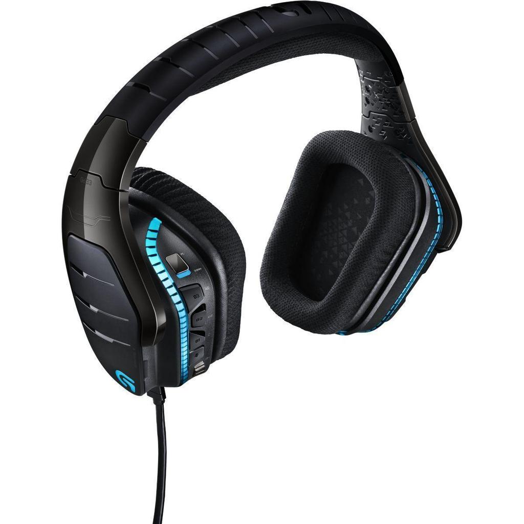 Casque réducteur de bruit gaming filaire avec micro Logitech G633 Artemis Spectrum - Noir Reconditionné - Logitech reconditionné disponible sur Backmarket