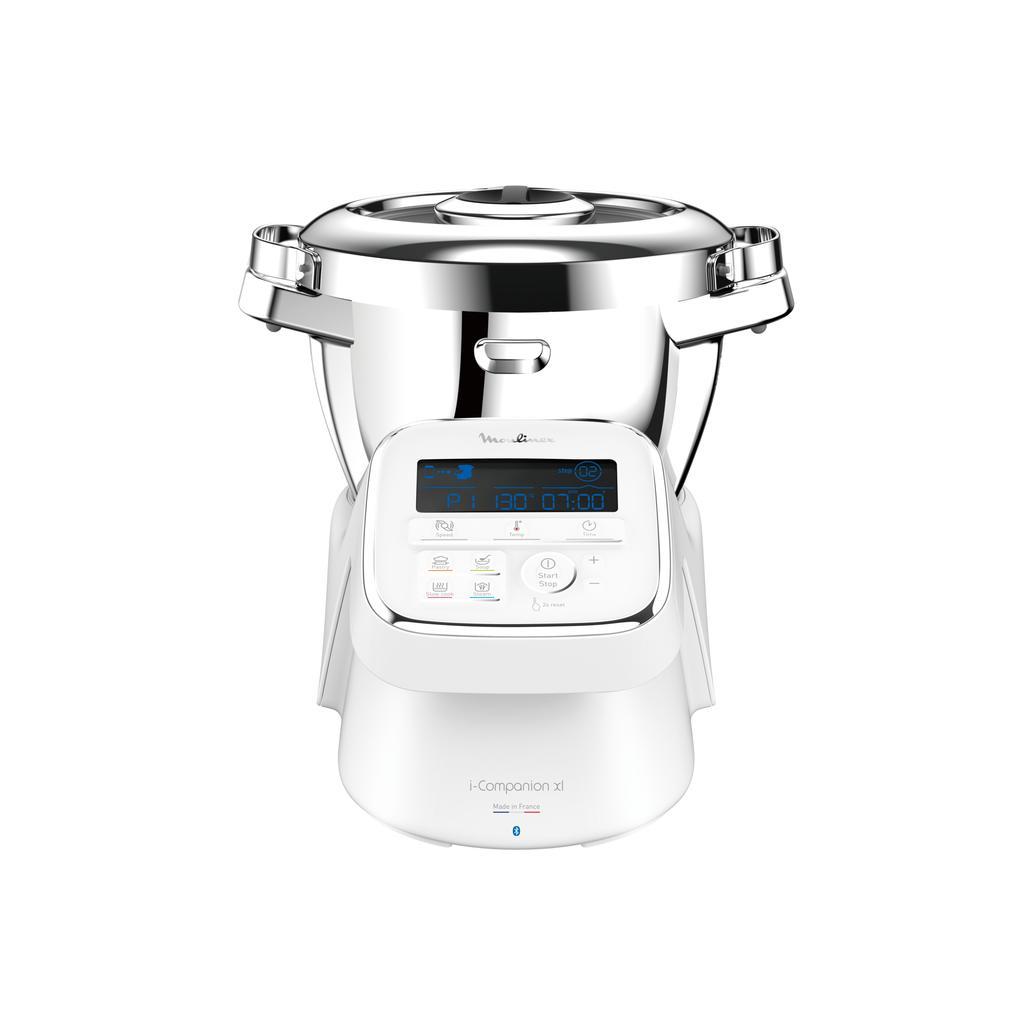Robot cuiseur Moulinex iCompanion XL HF90830 3,0000L -Blanc Reconditionné - Moulinex reconditionné disponible sur Backmarket