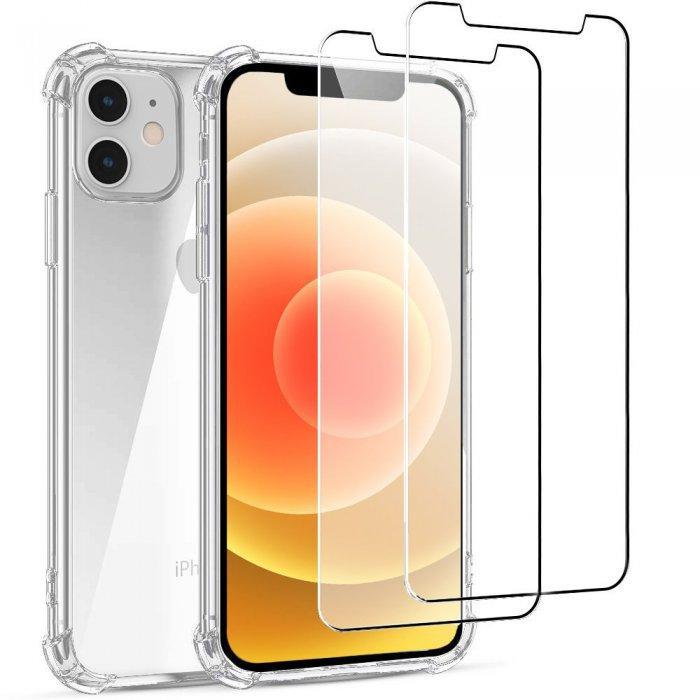 Coque iPhone 12 mini et 2 écrans de protection - TPU - Transparent Reconditionné - N/A reconditionné disponible sur Backmarket