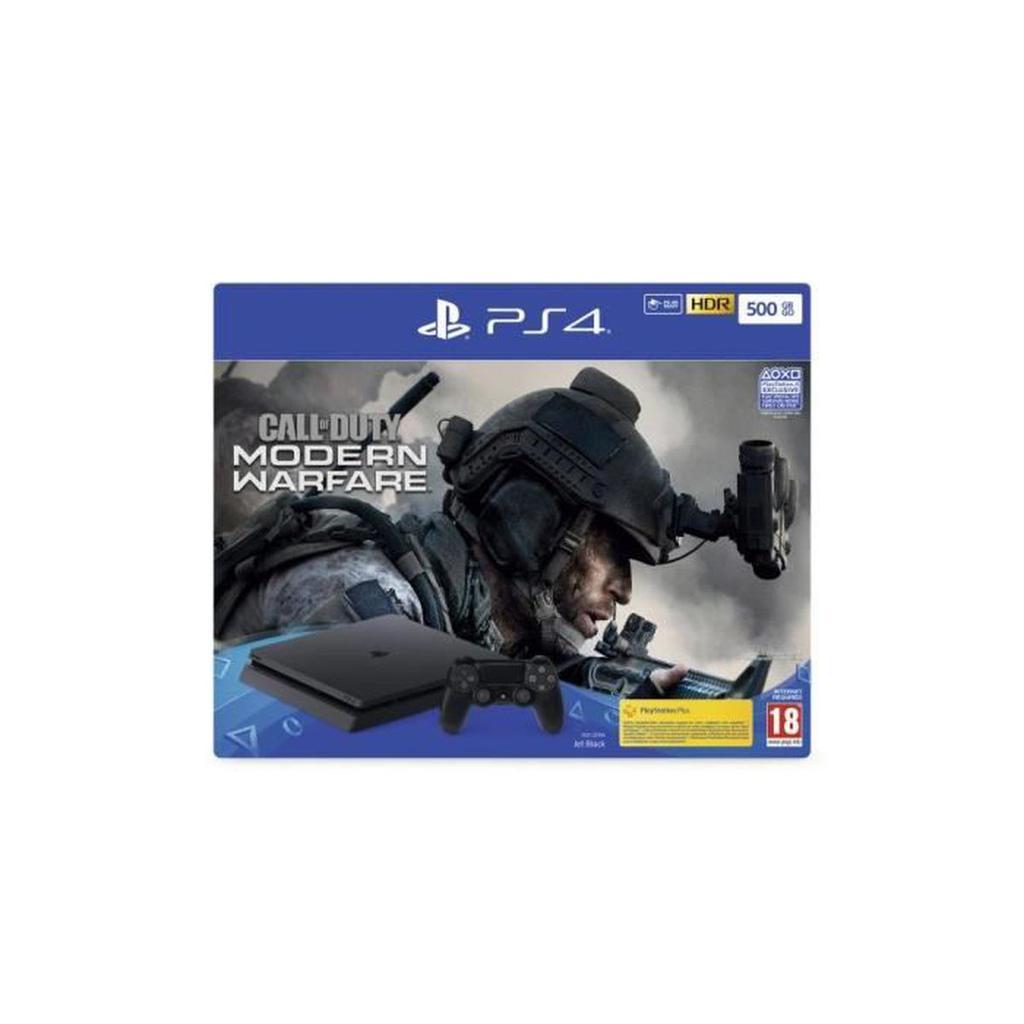 PlayStation 4 Slim 500Go - Noir + Call of Duty: Modern Warfare Reconditionné - Sony reconditionné disponible sur Backmarket