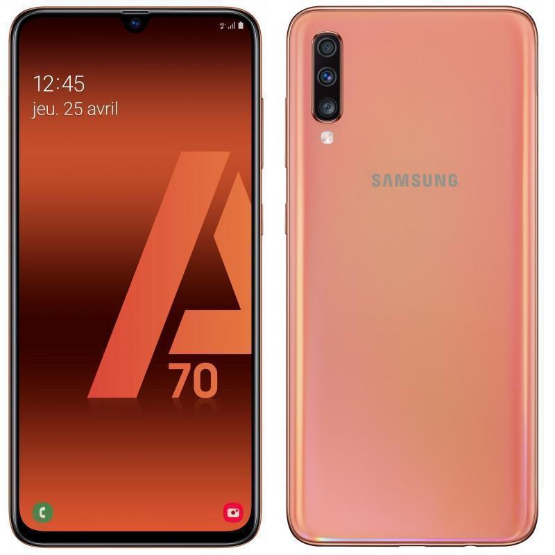 Galaxy A70 128 Go - Corail - Débloqué Reconditionné - Samsung reconditionné disponible sur Backmarket
