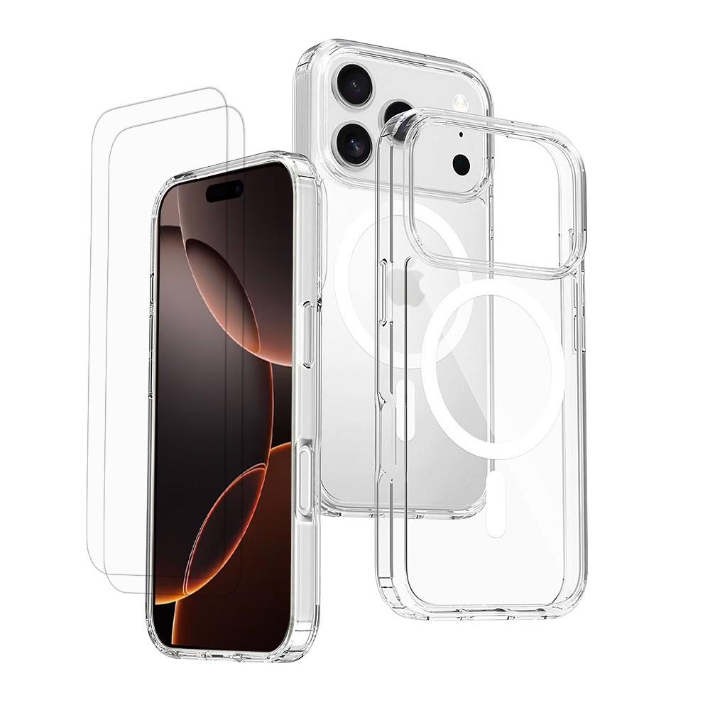 Coque iPhone 17 Pro Max et 2 écrans de protection - TPU - Transparent Reconditionné - N/A reconditionné disponible sur Backmarket