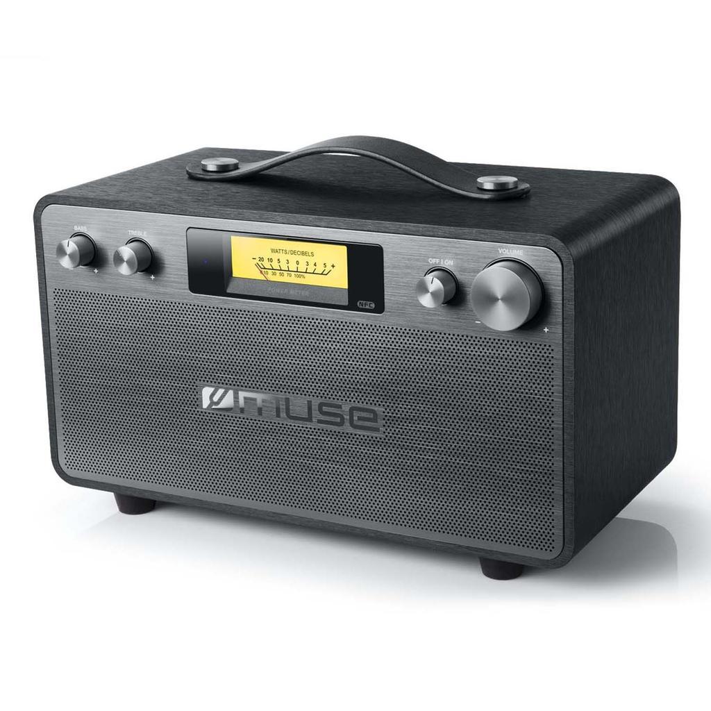 Enceinte Bluetooth Muse M-670-BT - Gris Reconditionné - Muse reconditionné disponible sur Backmarket