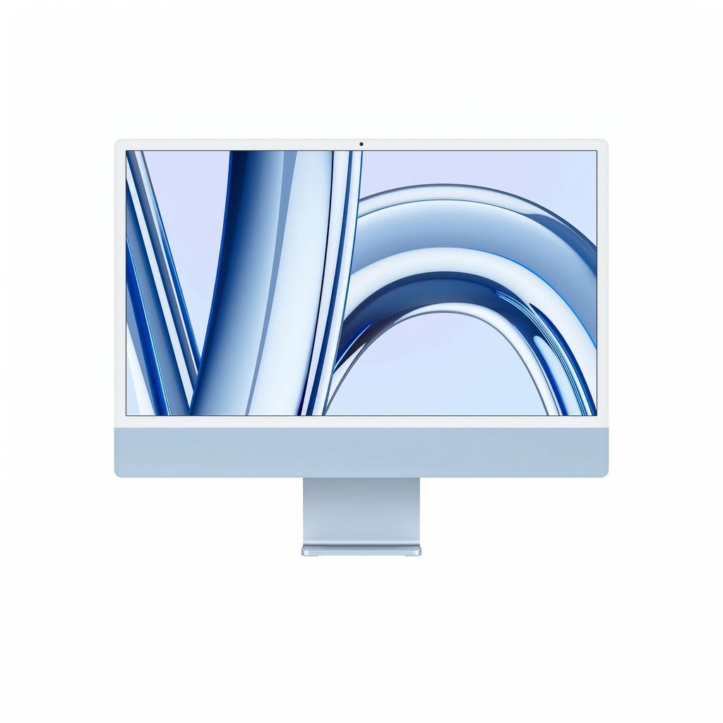 iMac 24"" (2023) Apple M3 avec CPU 8 cœurs GPU 8 cœurs - 1 To SSD - 24 GB QWERTY - Anglais Verre standard Reconditionné - Apple reconditionné disponible sur Backmarket