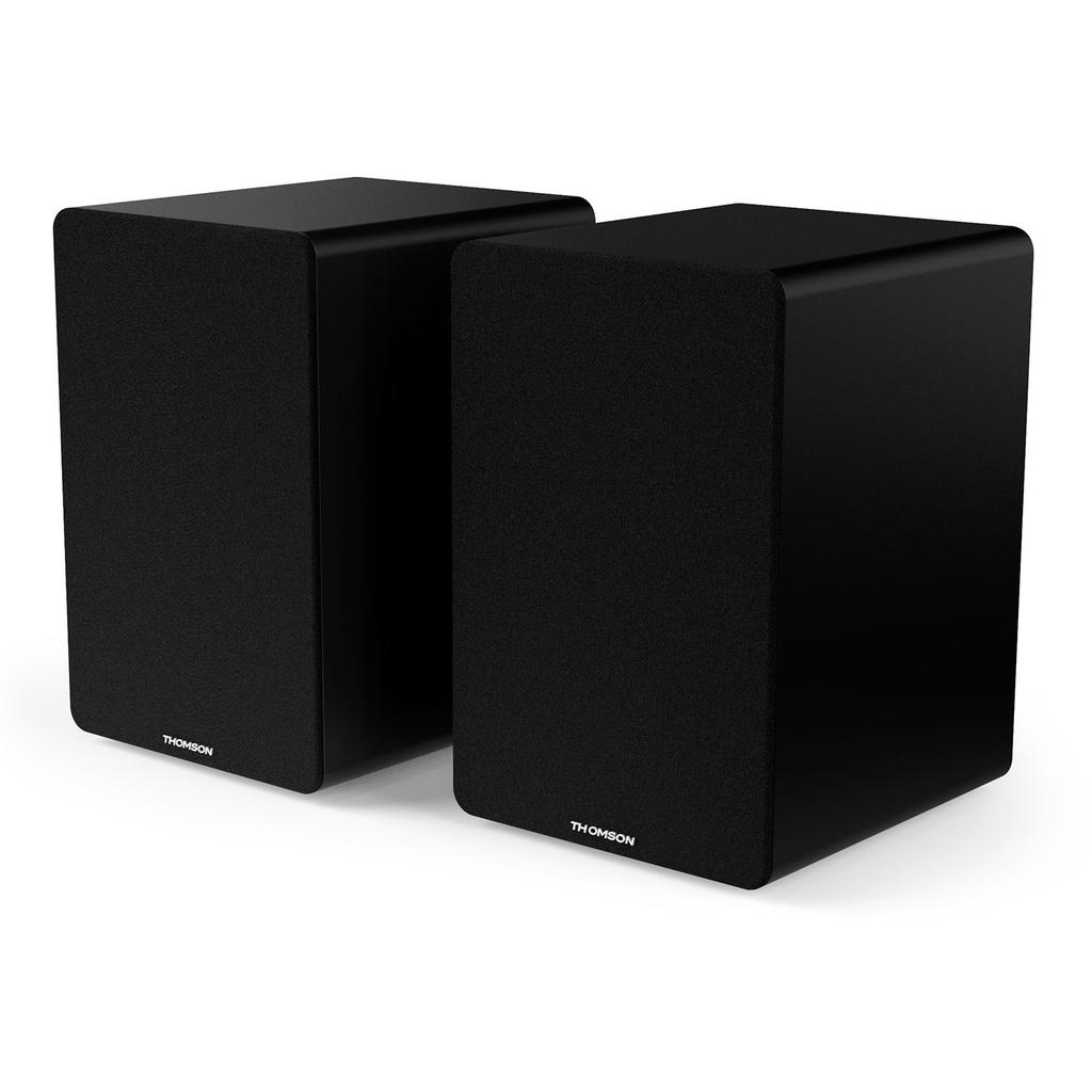 Enceinte Bluetooth Ensemble de deux enceintes - THOMSON - WS400DUO - 2x 7,5W Rms - Noir - Noir Reconditionné -  reconditionné disponible sur Backmarket