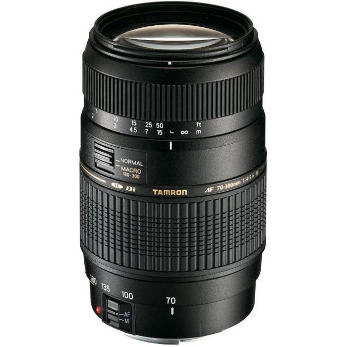Objectif Tamron SP 70-300mm f/4-5.6 AF 70-300mm f/4-5.6 Reconditionné - Tamron reconditionné disponible sur Backmarket