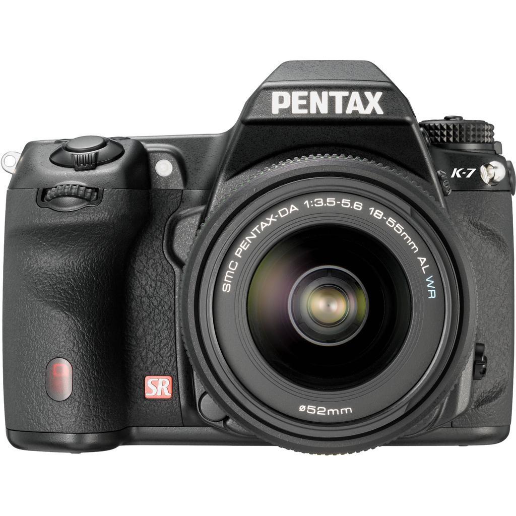 Reflex K-7 - Noir + Pentax SMC Pentax-DA 18-55 mm f/3.5-5.6 AL f/3.5-5.6 AL Reconditionné - Pentax reconditionné disponible sur Backmarket