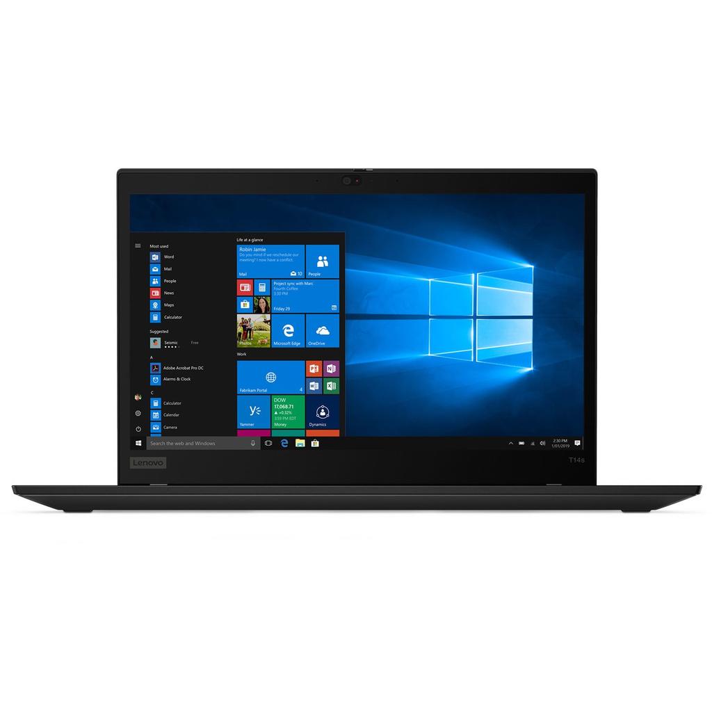 Lenovo ThinkPad T14s G1 14"" Ryzen 7 PRO 1.7 GHz - SSD 256 Go - 16 Go QWERTY - Suédois Reconditionné - Lenovo reconditionné disponible sur Backmarket