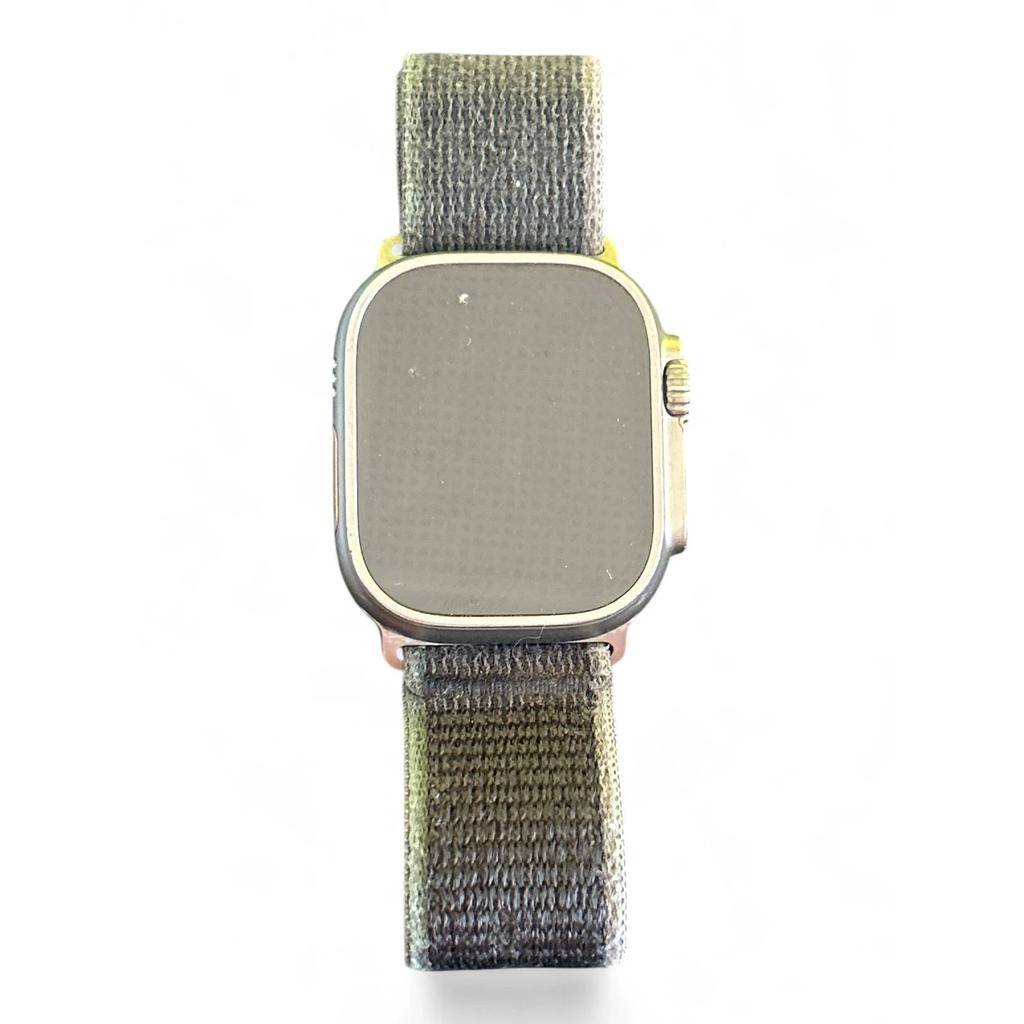 Apple Watch Ultra 2 (2023) GPS + Cellular 49 mm - Titane Titane naturel - Boucle Trail Gris