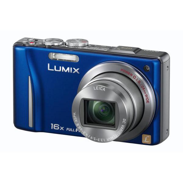 Compact Lumix DMC-TZ20 - Bleu + Panasonic Leica DC Vario-Elmar 24–384mm f/3.3–5.9 ASPH. f/3.3–5.9 Reconditionné - Panasonic reconditionné disponible sur Backmarket