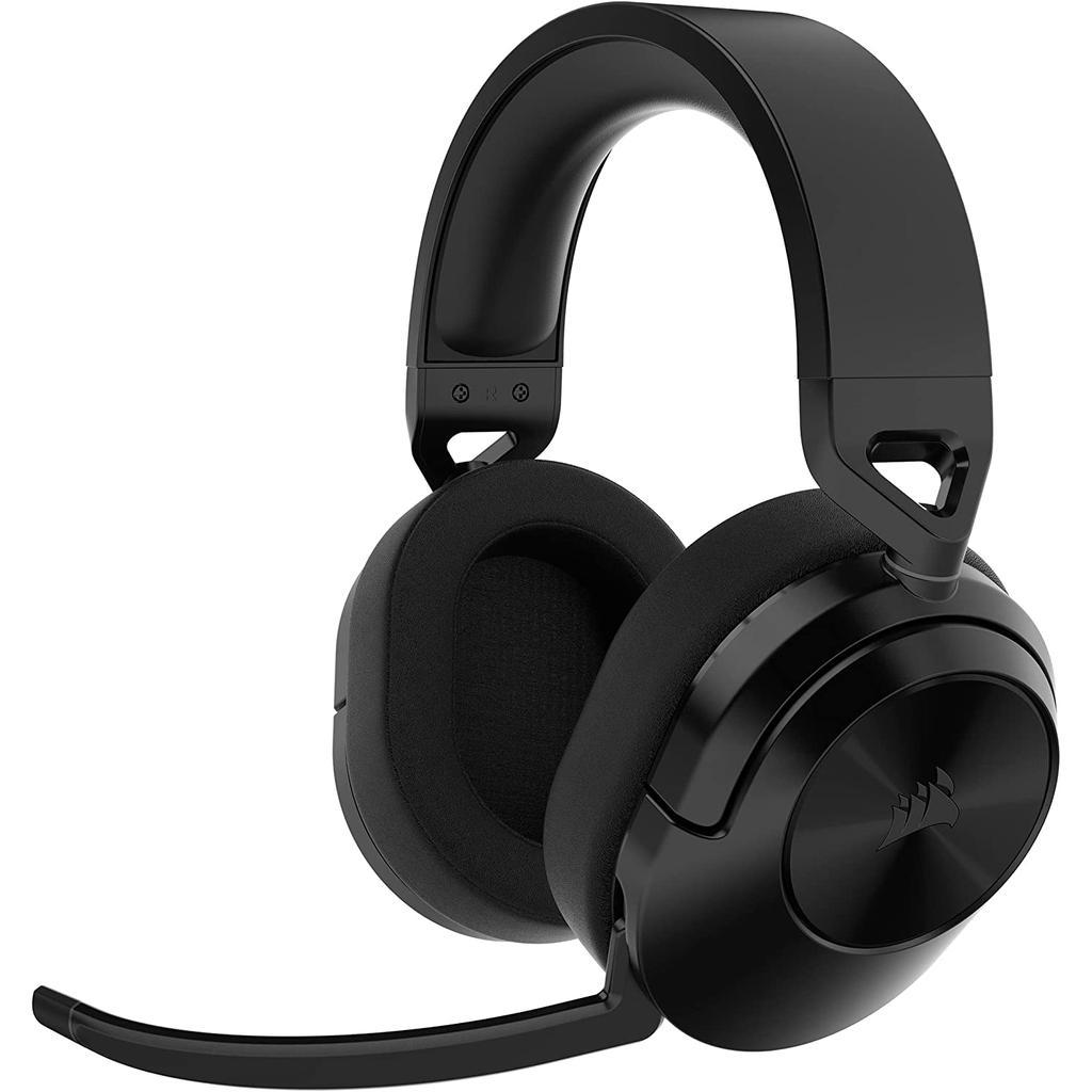 Casque réducteur de bruit gaming filaire avec micro Corsair HS55 Stereo Carbon - Noir Reconditionné - Corsair reconditionné disponible sur Backmarket