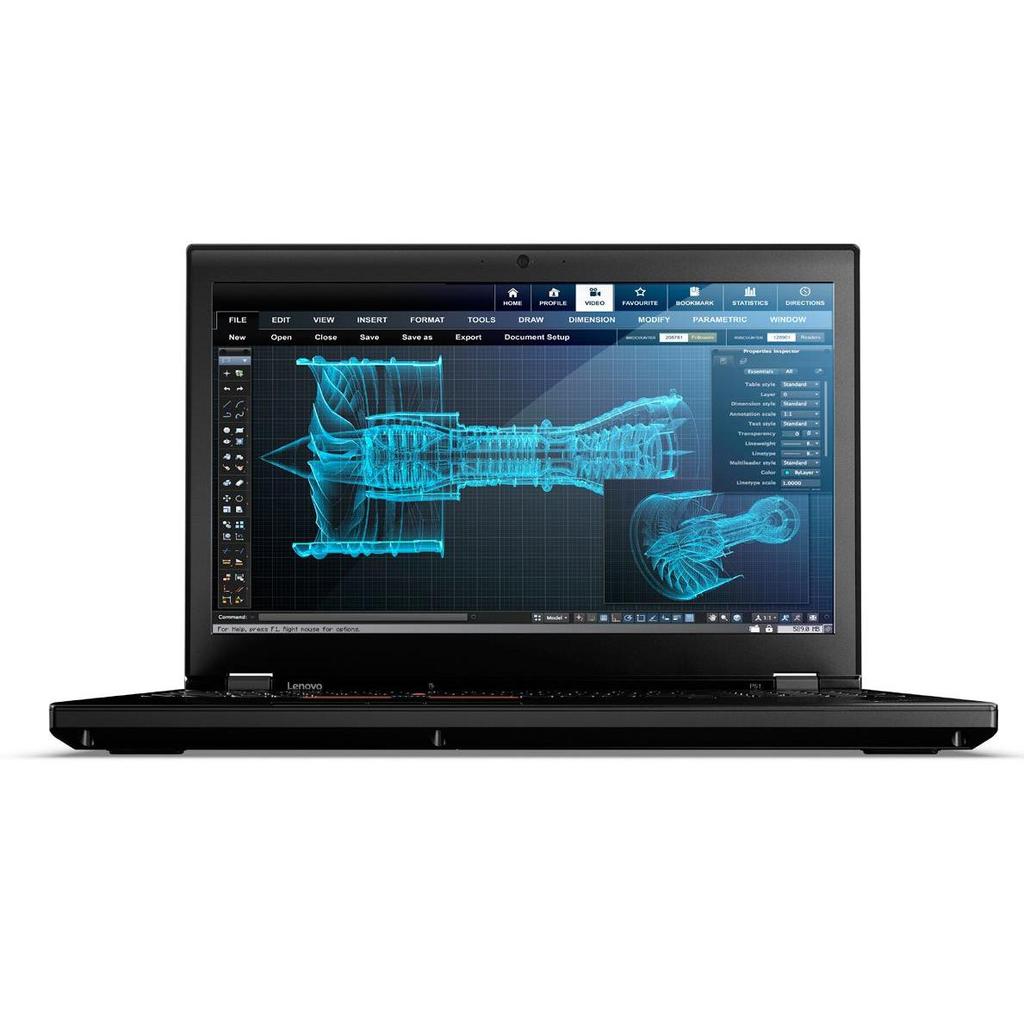 Lenovo ThinkPad P51 15"" Core i7 2.9 GHz - SSD 512 Go - 16 Go AZERTY - Français Reconditionné - Lenovo reconditionné disponible sur Backmarket