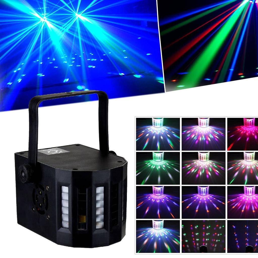 Accessoires audio Lytor PACK Sono DJ LIGHT Jeux de lumière 3 EFFETS DERBY Noir 4 LEDs RGBW + Portique Reconditionné - N/A reconditionné disponible sur Backmarket