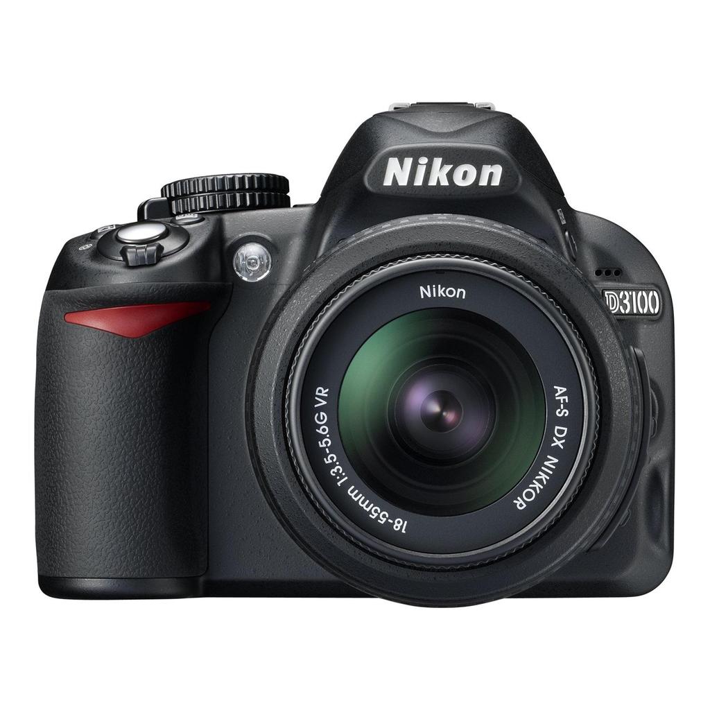 Reflex D3100 - Noir + Nikon AF-S DX Nikkor 18-55mm f/3.5-5.6G VR + AF-S Nikkior 55-200mm f/4-5.6G ED f/3.5-5.6 + f/4-5.6 Reconditionné - Nikon reconditionné disponible sur Backmarket