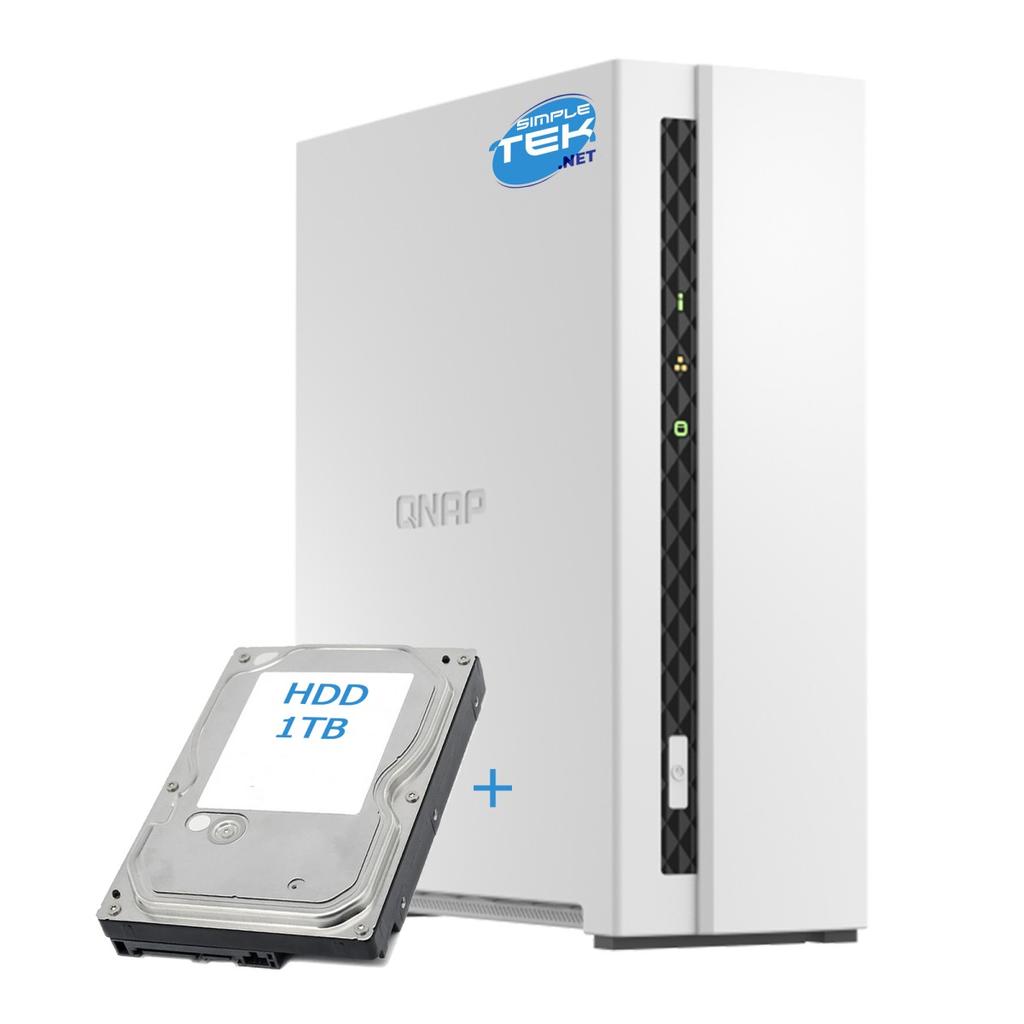 Qnap TS-133 - 1000GB - 2 GB RAM ARM 4-core Cortex-A55 Reconditionné - QNAP reconditionné disponible sur Backmarket
