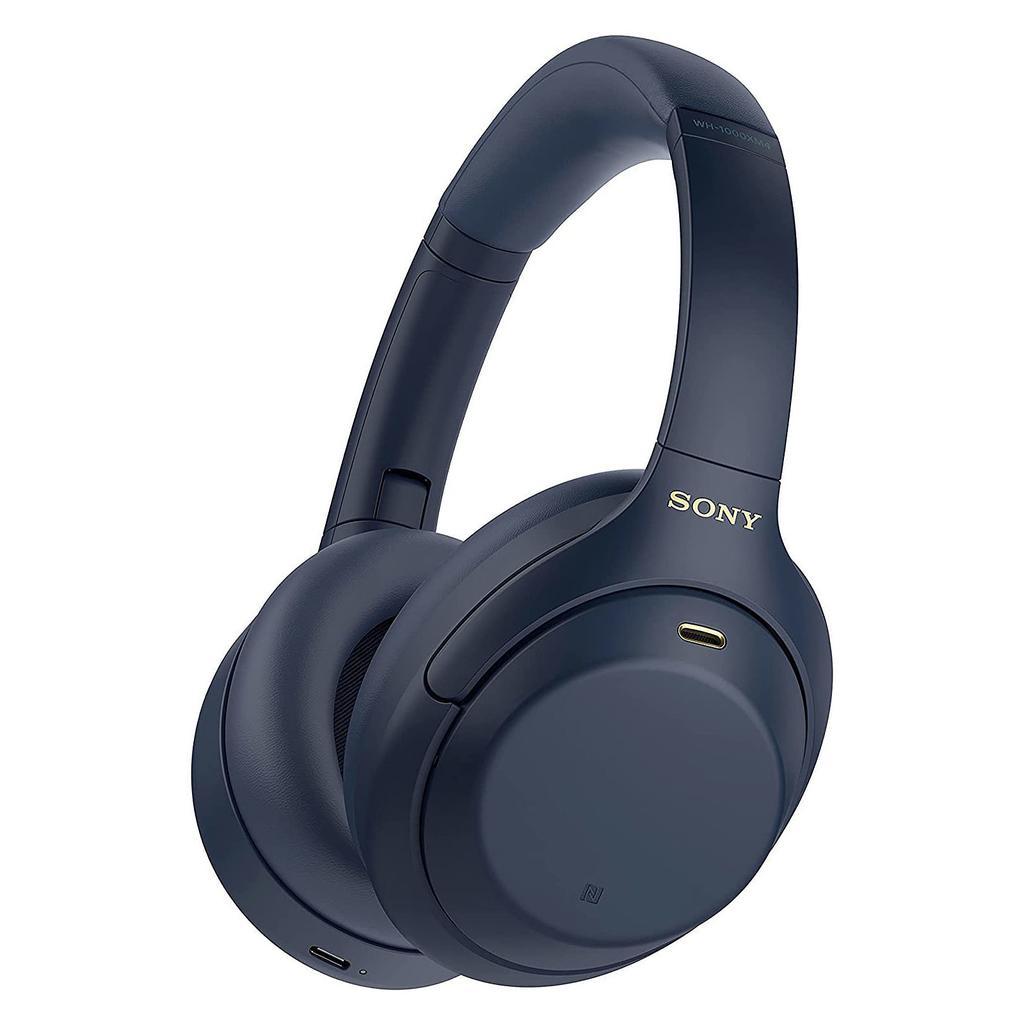 Casque réducteur de bruit sans fil avec micro Sony WH-1000XM4 - Bleu - Reconditionné Sony sur Backmarket