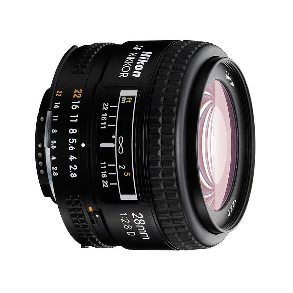 Objectif Nikon AF Nikkor 28mm f/2.8 D Nikon F 28mm f/2.8 - Reconditionné Nikon sur Backmarket